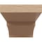 Ekena Millwork 7"W x 14"D x 7"H Wide Monterey Rough Cedar Woodgrain TimberThane Corbel, Primed Tan CORUR07X14X07MONRCPR - alternate 2